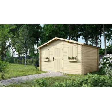 Houten tuinhuis 12 m² - 4x3 m - 28 mm