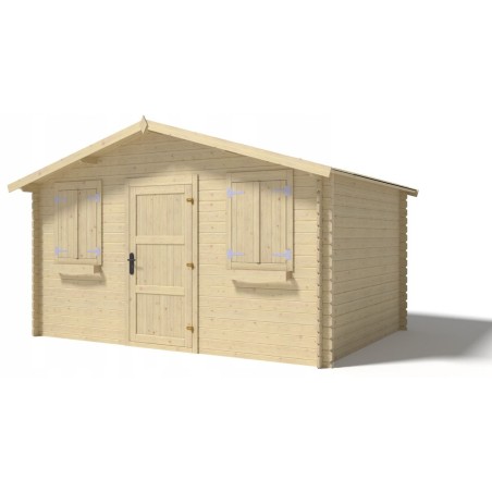 Houten tuinhuis 12 m² - 4x3 m - 28 mm