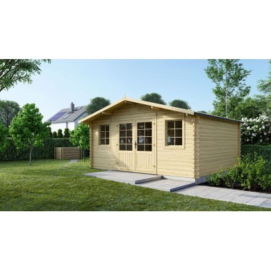 Houten tuinhuis 19.2 m² - 4.8x4 m - 40 mm