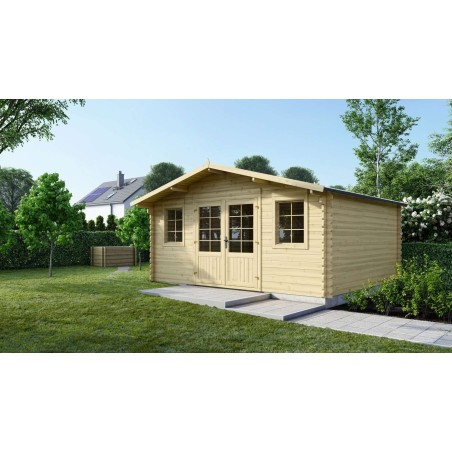 Houten tuinhuis 19.2 m² - 4.8x4 m - 40 mm