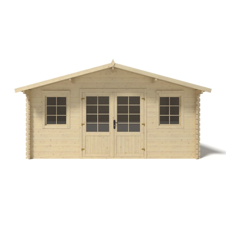 Houten tuinhuis 19.2 m² - 4.8x4 m - 40 mm