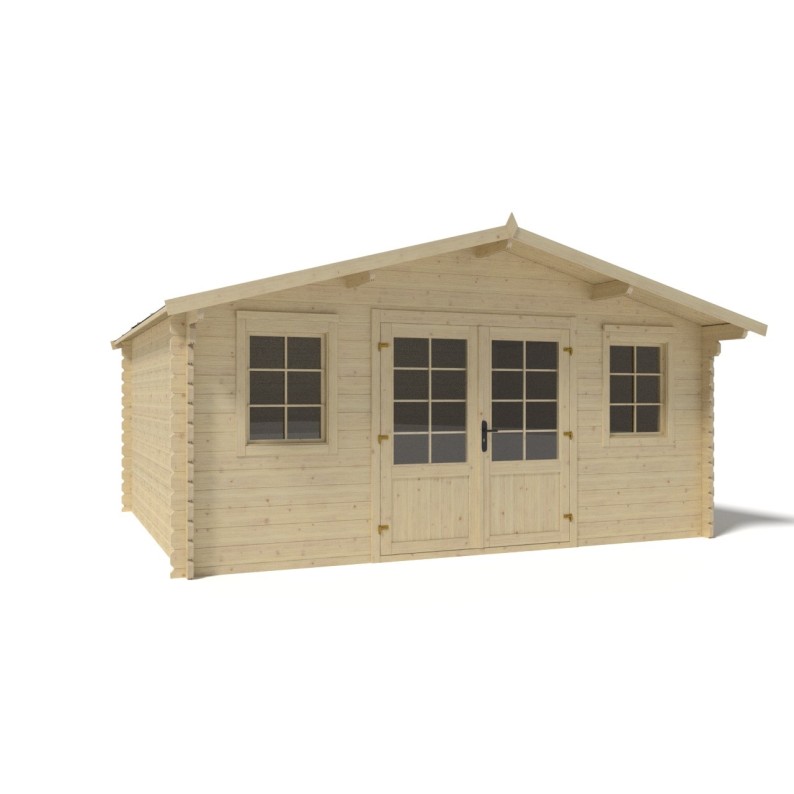 Houten tuinhuis 19.2 m² - 4.8x4 m - 40 mm