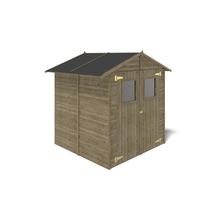 Houten tuinhuis 3.46 m² - 1.9x1.82 m - 12.5 mm - Geïmpregneerd