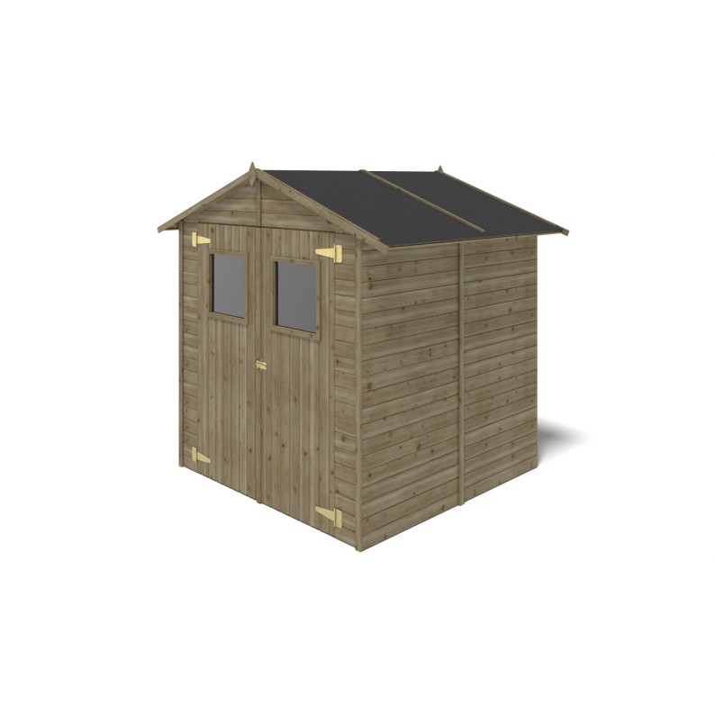 Houten tuinhuis 3.46 m² - 1.9x1.82 m - 12.5 mm - Geïmpregneerd