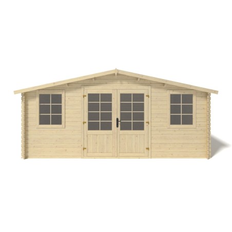 Tuinhuis Gotenburg 500x400 cm | 28mm | Onbehandeld