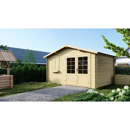 Houten tuinhuis 12 m² - 4x3 m - 28 mm