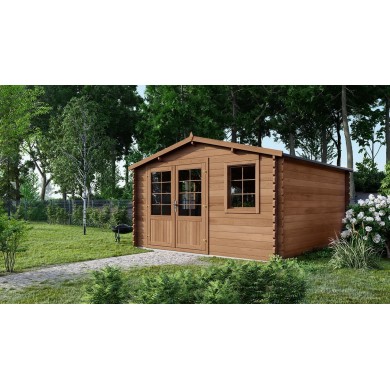 Houten tuinhuis 20 m² - 5x4 m - 45 mm - Geïmpregneerd