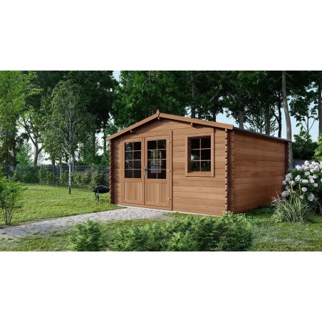 Houten tuinhuis 20 m² - 5x4 m - 45 mm - Geïmpregneerd
