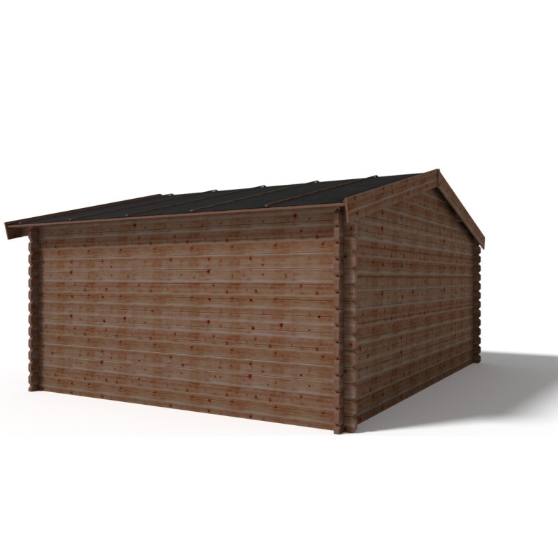 Houten tuinhuis 20 m² - 5x4 m - 45 mm - Geïmpregneerd