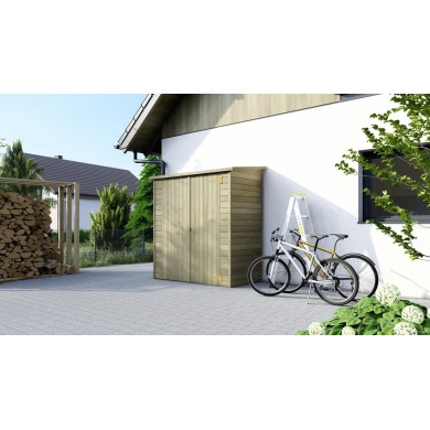 Tuingereedschapskast 1.66x0.82 m H.1.86