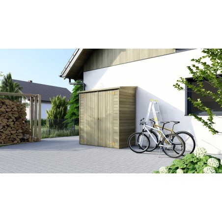 Tuingereedschapskast 1.66x0.82 m H.1.86