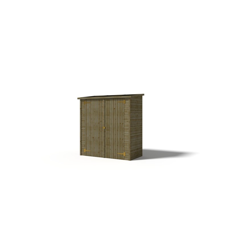 Tuingereedschapskast 1.66x0.82 m H.1.86