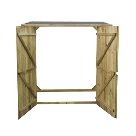 Tuingereedschapskast 1.66x0.82 m H.1.86