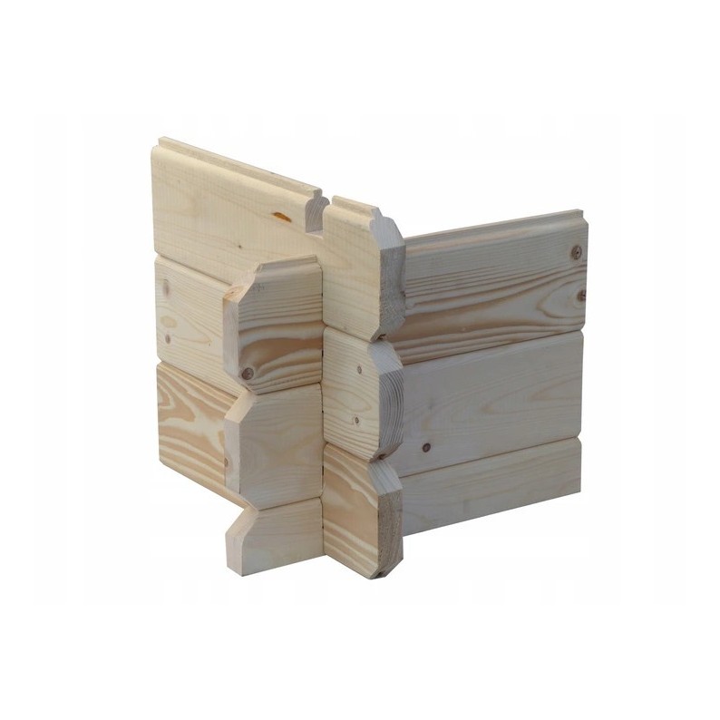 Houten tuinhuis - 3x3 m - 18 m² met terras