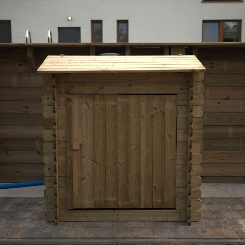 Tuinkast voor zwembadapparatuur 1.2x0.89 m H.1.13 m - Geïmpregneerd