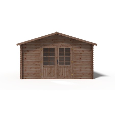 Houten tuinhuis 15.2 m² - 3.9x3.9 m - 34 mm - Geïmpregneerd