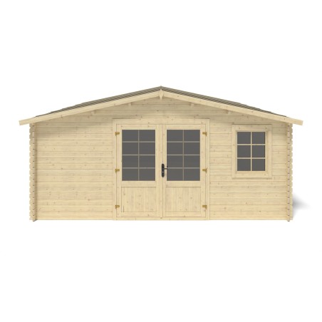 Houten tuinhuis 25 m² - 5x5 m - 28 mm