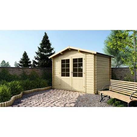 Houten tuinhuis 6 m² - 3x2 m - 28 mm