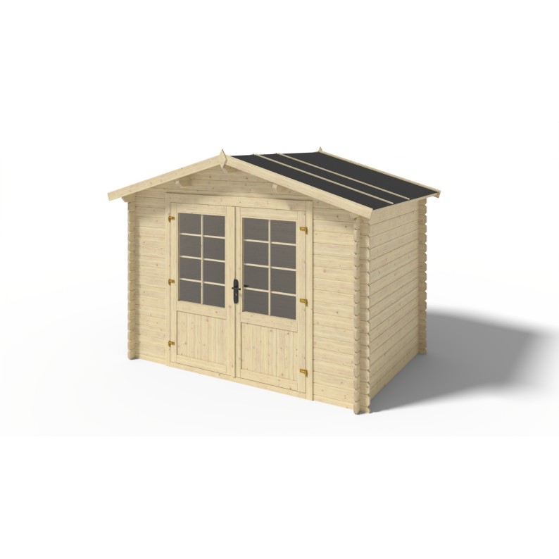 Houten tuinhuis 6 m² - 3x2 m - 28 mm