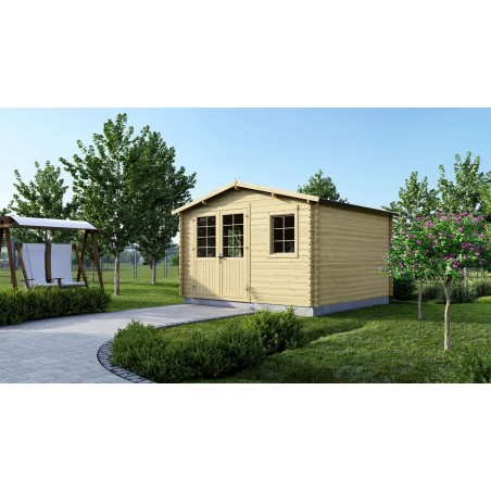 Tuinhuis Munster 400x400 cm| 40mm | Onbehandeld