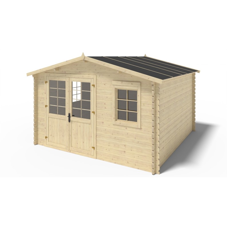 Tuinhuis Munster 400x400 cm| 40mm | Onbehandeld