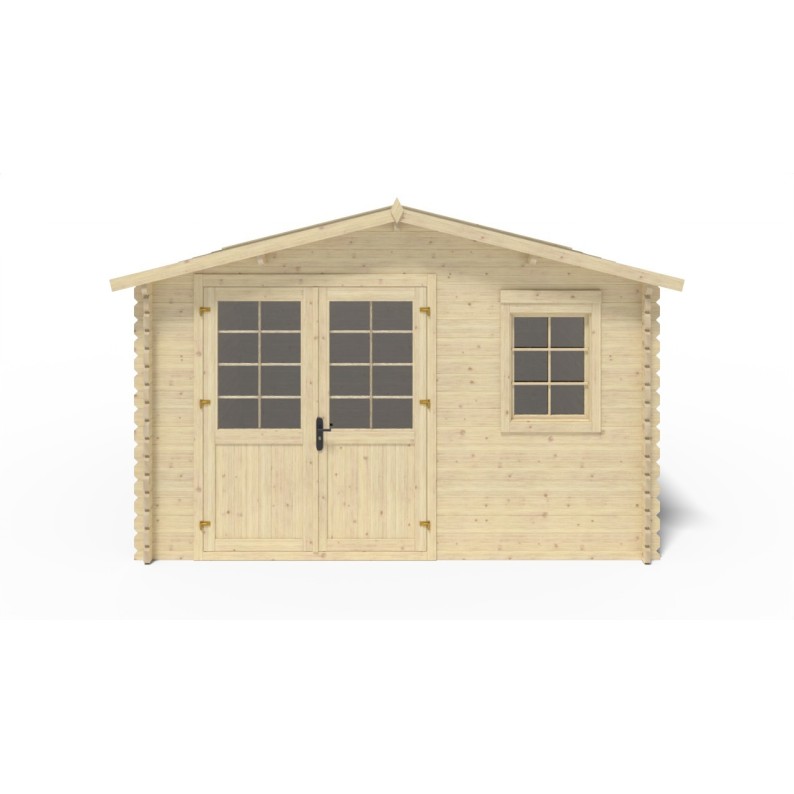 Houten tuinhuis 16 m² - 4x4 m - 40 mm