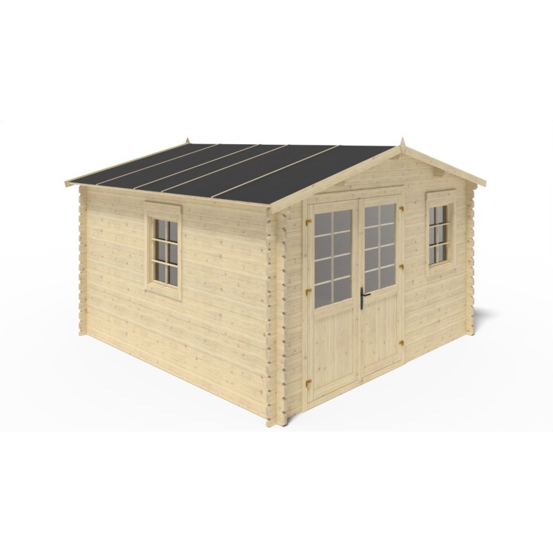 Tuinhuis Munster 400x400 cm| 40mm | Onbehandeld