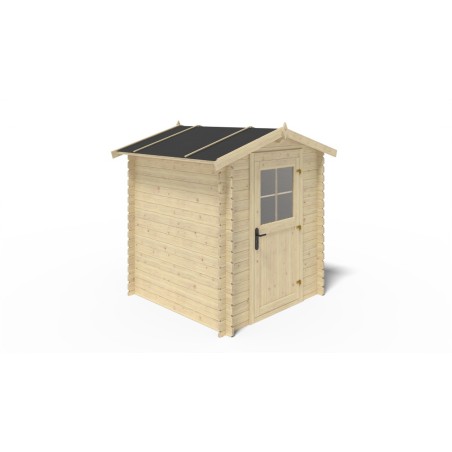 Houten tuinhuis 3.61 m² - 1.9x1.9 m - 28 mm