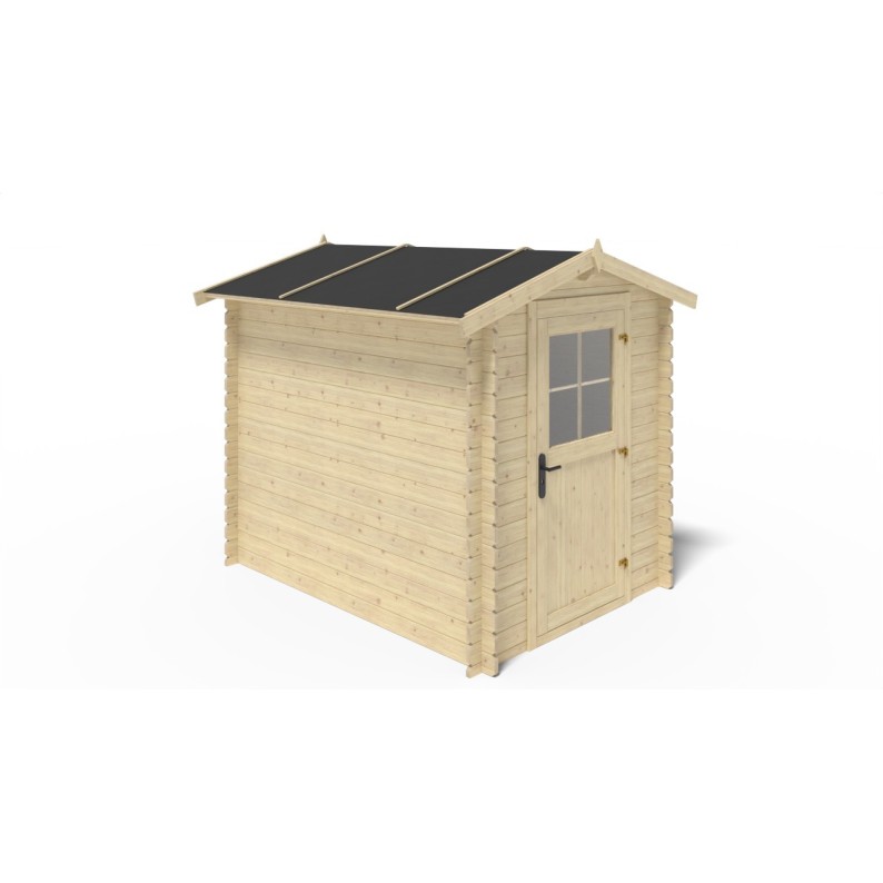 Houten tuinhuis 4.75 m² - 1.9x2.5 m - 28 mm