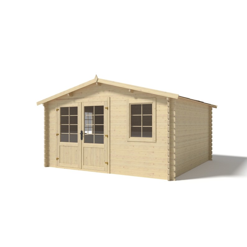 Tuinhuis Bonn 400 x 400 cm | 40mm | Onbehandeld