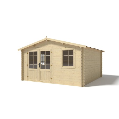 Tuinhuis Bonn 400 x 400 cm | 40mm | Onbehandeld