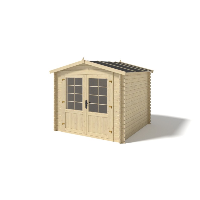 Tuinhuis Osnabruck 250x250cm | 28mm | Dubbele deur