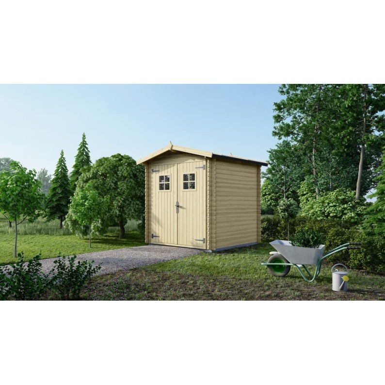 Tuinhuis Kiel 200x200 cm | 19mm | Onbehandeld