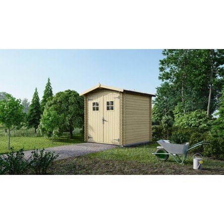 Tuinhuis Kiel 200x200 cm | 19mm | Onbehandeld