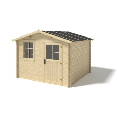 Tuinhuis Wolfsburg 300x250 cm | 28mm | Onbehandeld