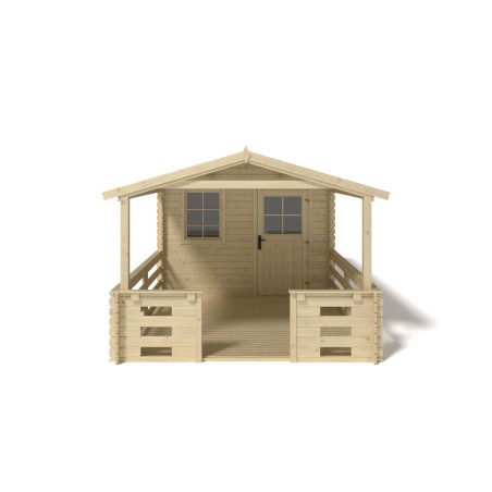 Houten tuinhuis - 3x2 m - 15 m² met terras