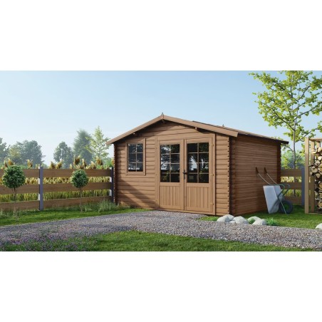 Houten tuinhuis 11.7 m² - 3.9x3 m - 34 mm - Geïmpregneerd
