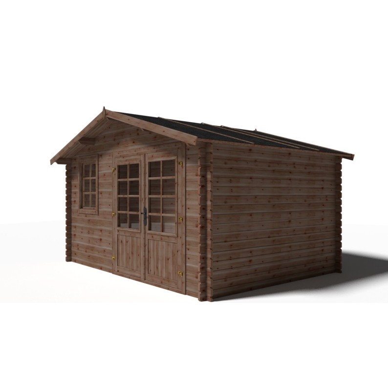 Houten tuinhuis 11.7 m² - 3.9x3 m - 34 mm - Geïmpregneerd