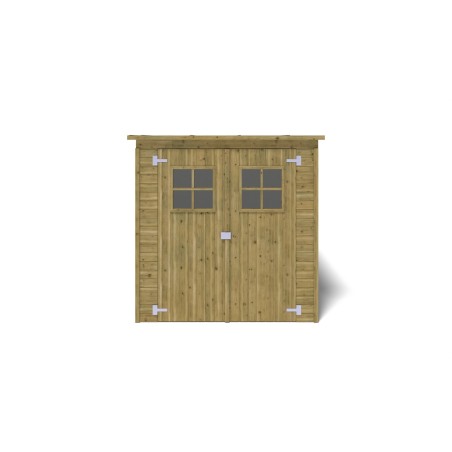 Houten tuinhuis 3.42 m² - 1.9x1.8 m - 12.5 mm - Geïmpregneerd