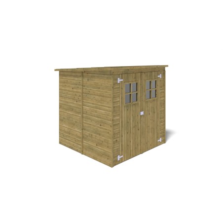 Houten tuinhuis 3.42 m² - 1.9x1.8 m - 12.5 mm - Geïmpregneerd