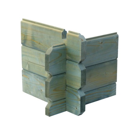 Houten tuinhuis 9 m² - 3x3 m - 28 mm - Geïmpregneerd