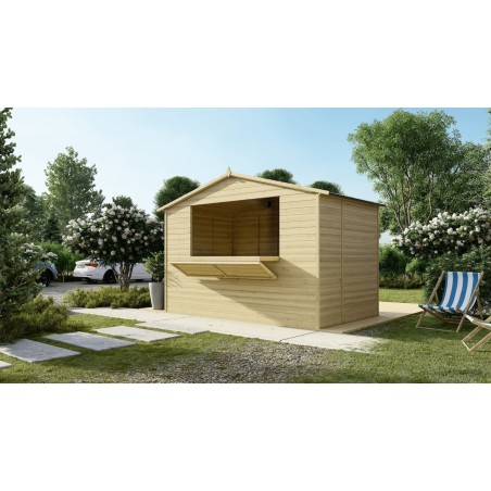 Kiosk, kraam, handelshuis 5.72 m² – 3.11x1.84 m – 19 mm