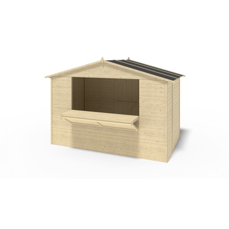 Kiosk, kraam, handelshuis 5.72 m² – 3.11x1.84 m – 19 mm