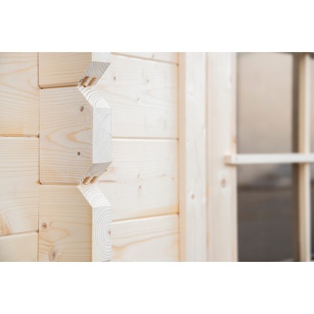 Houten tuinhuis 15.21 m² - 3.9x3.9 m - 40 mm