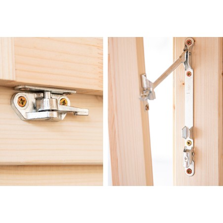 Houten tuinhuis 15.21 m² - 3.9x3.9 m - 40 mm