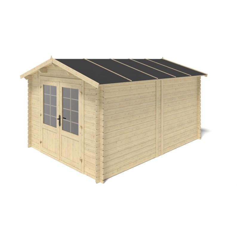 Houten tuinhuis 12 m² - 3x4 m - 28 mm