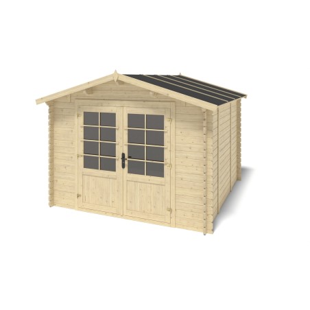 Tuinhuis Stuttgard 300x300 cm | 28mm | Onbehandeld