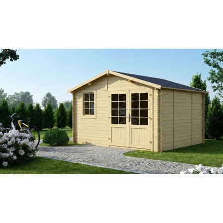 Houten tuinhuis 12 m² - 4x3 m - 28 mm