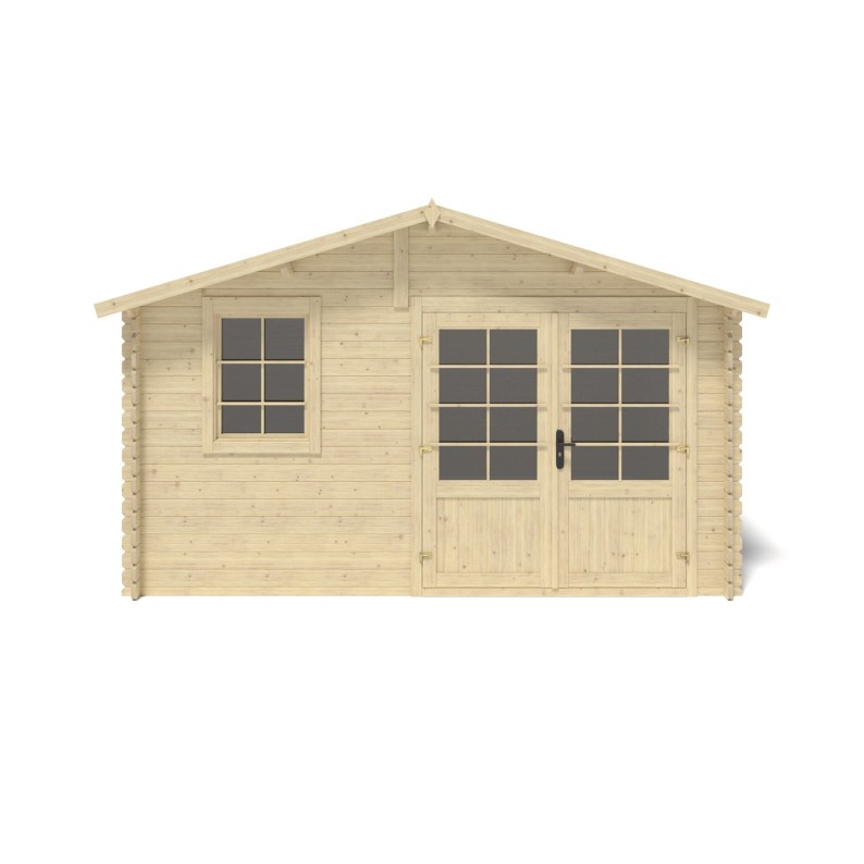 Houten tuinhuis 12 m² - 4x3 m - 28 mm