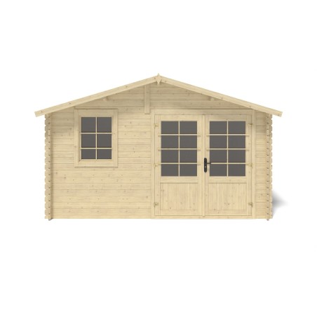 Houten tuinhuis 12 m² - 4x3 m - 28 mm